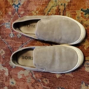 Sorel gray campsneak slip-ons